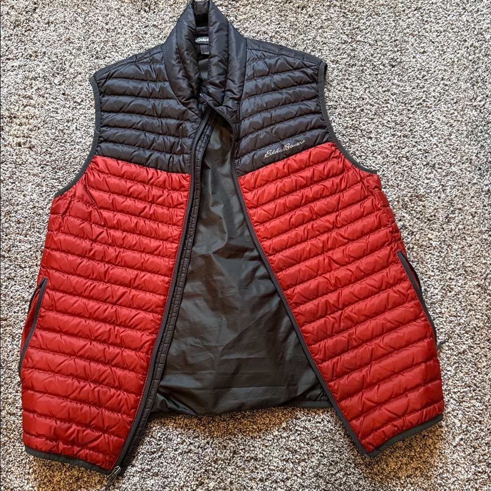 Eddie Bauer Black Quilted Outerwear